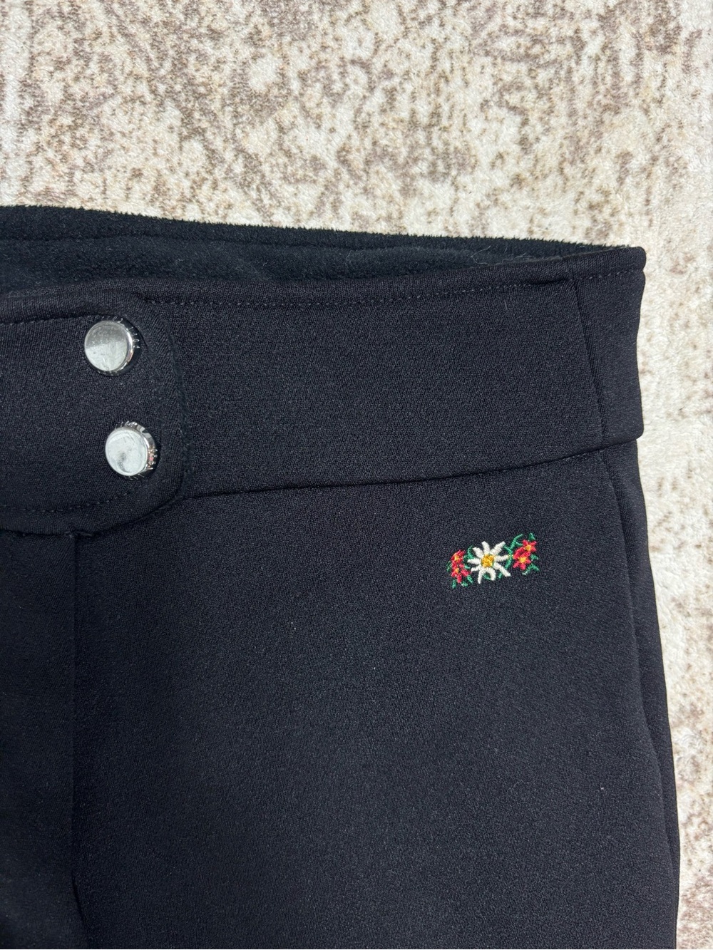 Post Card Vintage Stretch Flare Ski Pants Size 4 - Picture 3 of 8